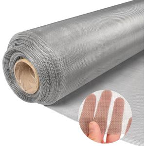 MYOYAY 304 Stainless Steel Window Screen Mesh Roll 39IN x 98FT Metal Wire Mesh Screen for Door Porch Patio Pet Poultry Cage, 39'' x 98.4'