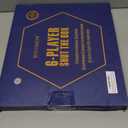 1-6 Players Shut The Box Dice Game, Wooden Board Table Math Game for Kids Adult with 24 Dice, Close The Box Game for Family, Party, Christmas, Birthday