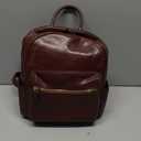 Genuine Leather Backpack Purse for Women Vintage Casual Daypack Handmade Western Leather Rucksack Knapsack (Coffee)