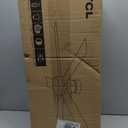 TCL 52" Black Flush Mount Ceiling Fan with Light & Remote