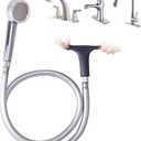 Universal Faucet Hose Attachment Set with Showerhead