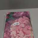 Hzppyz Welcome Spring Summer Hydrangea House Flag Double Sided, Pink Floral Flower Decorative Garden Yard Outdoor Large Decor, Seasonal Burlap Home Outside Decoration 28 x 40