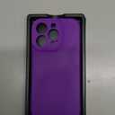 Vooii Compatible with iPhone 16 Pro Case, Liquid Silicone Upgrade [Camera Protection] [Soft Anti-Scratch Microfiber Lining] Shockproof Phone Case for iPhone 16 Pro 6.3 inch - Neon Purple