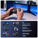Wireless PC Gaming Controller - Hall Effect Joystick - No Drift, 2.4G & Wired 1000Hz Polling Rate, Remappable Buttons, Turbo & Vibration, Bluetooth Gamepad for PC/Switch/iOS/Android with Charging Dock