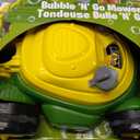 John Deere Bubble Lawn Mower for Toddlers, Bubble Blowing Machines, Indoor and Outdoor Gardening Toy, Birthday, Party Favor for Preschool Girls and Boys, No Batteries Required, 2+, Large