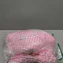 Pink Bunny Easter Tablecloth - Easter Ruffle Waterproof Table Cloth 80 x 120 Inch Spring Flower Rabbit Eggs Rectangle Table Covers for Holiday Picnic Baby Shower Birthday Wedding Party Decoration, Pink Bunny With Checked Ruffle