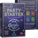 BETTER US Party Game for Adults 21+ with Spinner | Fun Adult Drinking Game for College, Pregame, Bachelorette, Birthday, Girls Night, Game Night | 150 Cards Included