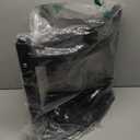 ONSGLM Shower Stool for Inside Shower, Corner Shower Bench Seat, HDPE Waterproof Shower Stool for Shaving Legs with Baffle Storage Shelf, Shower Seat/ Foot Rest for Bathroom, Indoor/ Outdoor Use, Black