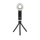 Nuby Baby Safe Bladeless Quiet Cooling Fan with Flexible Tripod Legs | 3 Cooling Modes | Rechargeable USB Cord Included | Black