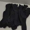 Gildan Men's Active Cotton Crew Socks, 10-Pairs, Black, Shoe Size: 6-12