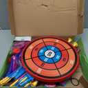 2 Pack of Kids Bow & Arrow Set, Light Up Archery Toy Set with 14 Suction Cup Arrows Standing Target, Perfect Indoor Outdoor Toys Birthday Gifts Ideas for Boys Girls, Medium (Pink Blue)