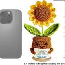 OiwMuOck to My Love Handmade Positive Energy 3rd Gen Upgraded Crochet Sunflower Luxury Romantic Gift Set Perfect for Girlfriend Wife Husband Boyfriend Birthday Valentines Anniversary