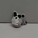 Positive Crochet Animal Raccoon, Handmade Emotional Support Plush Back to School Gift, College Care Package for Teen Trendy Stuff, Trash Panda for Women Birthday & Christmas