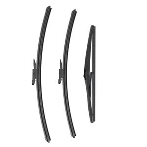20"+20"+12" Water Repellent Windshield Wiper Blades Replacement, Automotive Silicone Wiper Blades