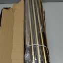 Oneach 2-Pack Heavy Duty Curtain Rods for Windows 66 to 120 Inch, 1 Inch Pole Adjustable Curtain Rod Set with Easy Installation and Modern Design (Antique Gold, 16 to 120 Inch)