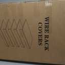 Wire Shelf Covers, 5Pcs 36"x16" Inch Shelf Covers for Wire Shelving, 0.39 Inch Thick (Not Wood), Moisture Resistant Wires Rack Cover with No Installation for Pantry, Closet, Kitchen