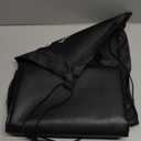 Large Under Grill Mat 60 40 Inch for Outdoor Charcoal, Smokers, Gas Grills, Deck and Patio Protective Mats, Fireproof Grill Pads, Indoor Fireplace Mat Prevents Ember Damage Wood Floor (black)