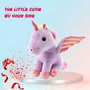 Sew Butiful 8 inch Unicorn Stuffed Animals, Cute Unicorn Gift Toys for Girls,Unicorns Birthday Gifts Soft Plush Toys Set for Baby, Toddler, Girls, Kids,Decor (Purple)