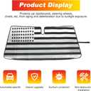 Car Windshield Sun Shade Compatible with Toyota Tacoma 2006-2026 Auto Windshield Sunshades Foldable Blocks UV Rays Sun Visor to Keep Your Vehicle Cool and Damage Free (Style C)