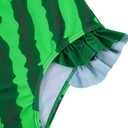 Funnycokid Girls Swimsuit Kids Bathing Suit Rashguard Swimwear Long Sleeve 3 Piece Toddler 3-7 Years