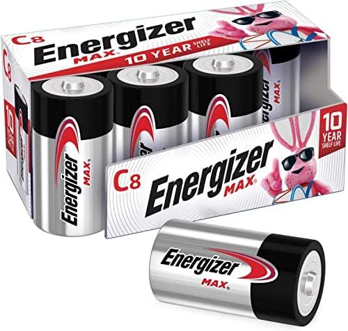 Energizer MAX C Batteries & D Batteries Combo Pack, 8 C and 8 D Batteries (16 Count)