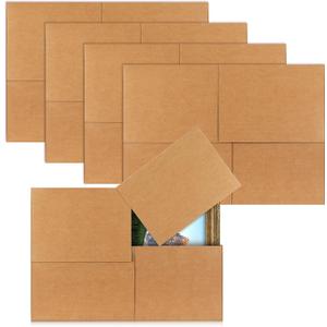 5 Sets 20 Pcs Large TV Picture Mirror Moving Boxes, 60" x 40" x 4"