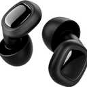 Ultra Soft Ear Plugs - 55dB (SNR) Noise Reduction Hearing Protection - Reusable Earplugs Flexible Comfortable Fit for Noise Sensitivity, Sleep, Work, Study, Airplane, Concerts & Festivals (Black)