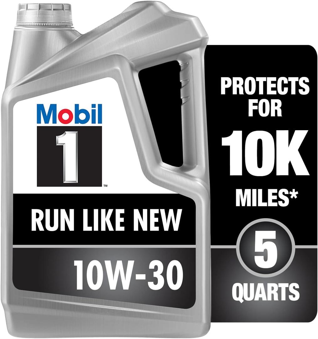 Mobil 1 Advanced Full Synthetic Motor Oil 10W-30, 5 Quart 