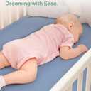 TotChill Pack and Play Sheets Fitted 2 Pack, 38x26 Graco Pack n Play Sheets for Playard & Travel Crib Mattress, Ultra Soft Jersey Knit, Breathable Stretchy Deep Pocket, Compatible with Mini Cribs