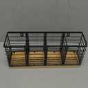 Cutlery Holder, Spatula Holder, Utensil Organizer, Spoon Holder with Wood Base Large Capacity Cooking Utensil Holder Versatile Utensil Organizer for Kitchen Countertop