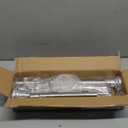 Silver Long Curtain Rod Tension Shower Curtain Rods 30 to 120 inch Adjustable Heavy Duty Rods for Bathroom Windows Outdoor Spliced Telescopic Design No Drill No Slip Stainless Steel