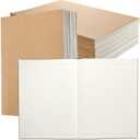 Lincia 24 Pack Large Kraft Notebooks Bulk, 8.5 x 11 Inch College Ruled A4 Subject Diary Journals Notebooks for Office Notes Writing Supplies, 60 Pages