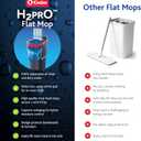 O-Cedar H2prO Flat Mop System | Quick Everyday Cleaning | Dual-Tank Fresh Water System | Machine Washable Reusable Microfiber Mop Pad | Safe on Hardwood, Tile & Vinyl Floors