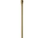 Kingston Brass CCK2137 Vintage Shower Combo, Brushed Brass (6 inch in Spout Reach)