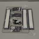 EZVALO Picture Light for Wall, Rechargeable 2400mAh Battery Lights Wireless with IR Remote, 3 Color & Dimmable Magnetic 7.8'' LED Lights Display for Painting, Living Room, Gallery, Bedroom(Black-3P)