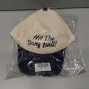 Classic Novelty Baseball Cap, Funny Design, Adjustable Fit, Casual Style (Blue)