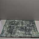 2x3 Washable Entryway Area Rugs Non-Slip Modern Abstract Throw Rugs Stain-Resistant Soft Kitchen Non-Shedding Area Rug for Bathroom, Door Mat, Green