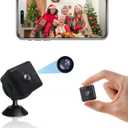 OVWE Mini Hidden Cameras, Spy Camera, 1080P Magnetic Security Camera, WiFi Wireless miniguard cam, with Night Vision Motion Detection (1PCS Square)