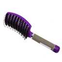 Hairstreaq Detangling Brush, Wet Dry Detangler Hair Brushes, Vented Detangling Brush, Fast Drying Styling Massage Hairbrush for Women & Kids Long, Thick, Thin, Curly & Tangled Hair (Purple)