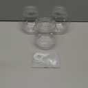 3 Pcs Plastic Plant Propagation with Boho Macrame Hanger Wall Plant Propagation Station Hanging Holder Include Hooks Kit for Indoor Home Garden Office Decor 3 Size (White)