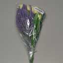 9PCS Artificial Flowers Purple Fake Plastic Lavender with White Tulips Floral Arrangements Spring Flowers for Decoration Home Kitchen Table Centerpiece Wedding