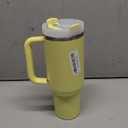 STANLEY Quencher H2.0 Tumbler with Handle and Straw 40 oz | Flowstate 3-Position Lid | Cup Holder Compatible for Travel | Insulated Stainless Steel Cup | BPA-Free | Pomelo