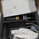 KES Black Bathroom Faucet Single Handle & Bathroom Sink Drain with Overflow, cUPC Certified Vanity Faucet with Pop Up Drain Stopper Stainless Steel Matte Black, L3156ALFF12-BK-C2