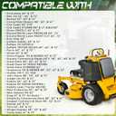 Mower Chute Blocker Fit for Ferris, Exmark, Gravely, Hustler and Toro Mowers, Kubota, Grass Flap Chute Blocker OE ACS6000ULS, 088-6003-00 for Most ZT Mowers