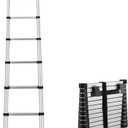 RecPro RV Telescoping Ladder 12.5ft Compatible with Lippert On-The-Go Prepped Units