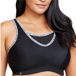 Glamorise Women's No-bounce Camisole Sports Bra Wirefree #1066 44D