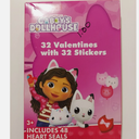 Valentine's Day Gabby's Dollhouse Valentines - 32 Valentines + Stickers & Seals 3 Packs