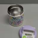 Reduce Abstract Flowers Handled Food Jar