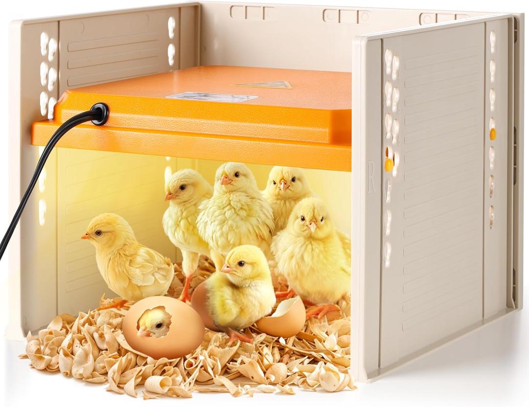 Chick Brooder, Chicken Brooder Heating Plate for Chicks with Adjustable Height and Angle