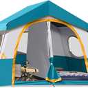 HIKERGARDEN 6-8 Person Tent for Camping Family Outdoor Cabin Tent